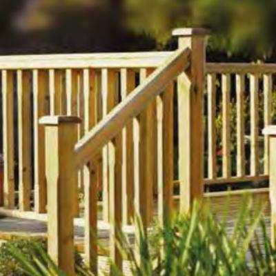 41x41x895mm Turned Green Tannalised Decking Spindle (LD200)