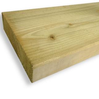 8X2 (47 x 200mm) Regularised Carcasing K/D C16 Structural Graded Timber (45x195mm finish) Green Tanalised Treated