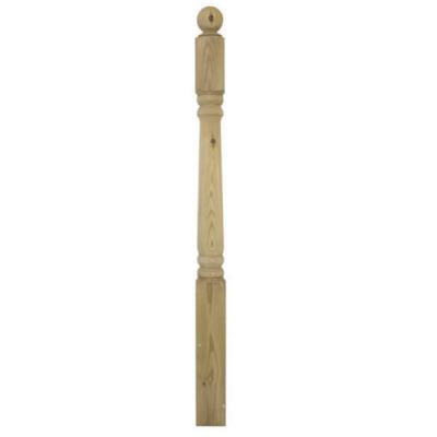 83x83x1295mm Turned including Cap Green Tannalised Treated Decking Newel Post (LD202)